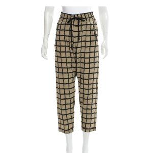 Rag & Bone High-Rise Straight-Leg Silk Pants